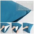 thumbnail image 3 of Ntbay 2 Pack Microfiber Ultra Soft Body Pillowcase with Envelope Closure, Wrinkle, Stain Resistant Body Pillow Cover, 20" x 54", Slate Blue (Not Include Body Pillow), 3 of 6