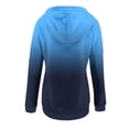 thumbnail image 5 of Linen Tops for Women Plus Size Plus Size Tunic Tops for Women Print Gradient Loose Long Sleeve Button Hoodie Sweater, 5 of 5