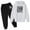 Z03-White, variant on Back To School Clothes for Boys Boys Track Suit Hoodies and Joggers Pants Set Soccer Outfit Solid Color Hoodie Sets 2 Pieces Boys Sweatsuit Set