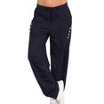 thumbnail image 1 of LUXUR Women Drawstring Palazzo Pant Lounge Workout Long Pants Navy Blue L, 1 of 3