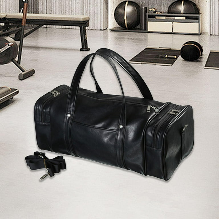 Pu leather duffle bag hotsell