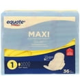 thumbnail image 1 of Equate Regular Maxi Pads with Flexi-Wings®, 1 of 5