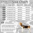 thumbnail image 3 of QBLEEV Warm Dog Winter Coat Windproof Cozy for Outdoor with Zipper Dog Cold Weather Jacket Fleece Lined for Large ,Small and Medium Dogs,Reflective Dog Clothes with Leash Hole,Grey Camo,2XL, 3 of 8