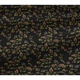 thumbnail image 5 of oneOone Viscose Jersey Black Fabric Flower & Leaves Watercolor Diy Clothing Quilting Fabric Print Fabric By Yard 60 Inch Wide, 5 of 5