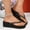 Multicolour, variant on Womens Platform Sandals Glitter Thong Slippers For Women 5.5cm Wedge Heel Summer Beach Shoes Toe Post Open Toe Comfortable Casual Footwear US: 6 Silver