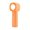 Tangerine, variant on USB Rechargeable Ice Cooling Fan with Makeup Mirror & Beauty Light, Delicate Frosted Shell Strong Wind Portable Mini Fan, 4 Colors for Outdoor Camping