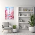 thumbnail image 5 of ZHONGYUTONG Paris Canvas Wall Art Pink Eiffel Tower Pictures Wall Decor Paris Painting Girls Room Poster Framed (12.00" x 18.00"), 5 of 5
