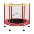 thumbnail image 4 of Cama elástica compacta y silenciosa para niños para hacer ejercicio en el patio de juegos rojo, 4 of 8