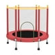 thumbnail image 4 of Trampolín para niños Trampolín para niños Cama elástica silenciosa para saltar al aire libre Trampolín pequeño para gimnasio Fitness Jugar Ejercicio rojo, 4 of 8