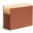 thumbnail image 6 of Smead 74795 Redrope Extra Wide End Tab Tuff Pocket File Pockets With Reinforced Tab - Legal - 8.50" Width X 14" Length Sheet Size - 7" Expansion - 16.5 Pt. - Redrope - Brown - 5 / Box (smd-74795_35), 6 of 6