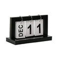 thumbnail image 2 of Calendar Block - Wooden Perpetual Desk Calendar - Home and Office Decor,Creative Nordic Wooden Page-turning Calendar Ornament Study Desk Decoration, 2 of 7