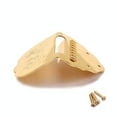 thumbnail image 2 of Gold K Word Scalloped Mandolin Replacement Pratical Parts Chrome Mandolin Tailpiece, 2 of 5