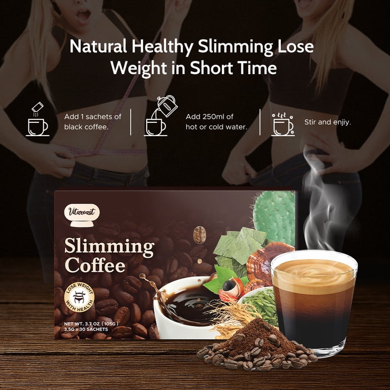 Vitaroast, Green Instant Slim Coffee, 3.53 oz, Herbal Extracts