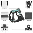 thumbnail image 3 of Vsdgher Sea Otters Family In Blue Water Pattern Dog Harness,No Pull Pet Harness with Soft Padded Handle,Adjustable Reflective Vest with 2 Buckles,4 Slide Buckles,S-XL X-Large, 3 of 5