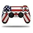 thumbnail image 3 of WraptorSkinz Skin Compatible with Sony PS4 Dualshock Controller PlayStation 4 Original Slim and Pro USA American Flag 01 (Controller NOT Included), 3 of 4