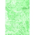 thumbnail image 1 of Ahgly Company Indoor Rectangle Abstract Emerald Green Contemporary Area Rugs, 7' x 10', 1 of 4