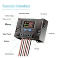 thumbnail image 3 of 10A 20A 30A 40A Solar Charge Controller 12V 24V PWM PV Charging Controller Regulator HD Colorful Screen With 4PCS USB Port ,Simple and Convenient to Set, 3 of 6