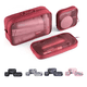 thumbnail image 1 of 3pzs Cosmetiquera Neceser Estuches De Maquillaje Bolsa Viaje Xtellar rojo, 1 of 3