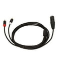 thumbnail image 2 of Cable XLR macho a 2 RCA HiFi, señal clara, sin pérdida, cable divisor XLR en Y para mezclador, altavoz activo, micrófono, 2 m/6,6 pies, 2 of 12