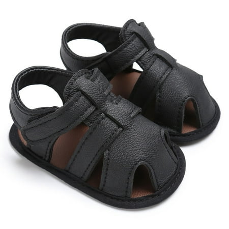 

Fashion Girls Boys Summer Style For Children PU First Walkers Shoes