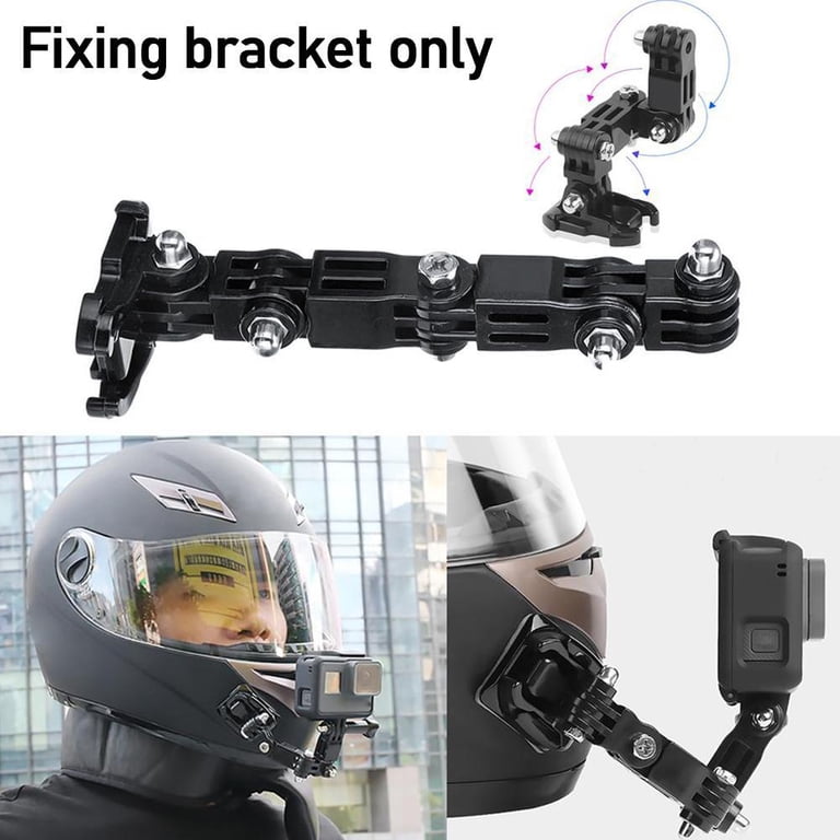go pro hero 6 for motorcycle helmet EaxanPic Chin Mount Kit Gopro Helmet Adhesive Mount for GoPro 10/9/8/7/6/5,DJI Osmo Action,Insta360 ONE R Action Cameras : Electronics hook mount Surewo Motorcycle Helmet Chin Strap