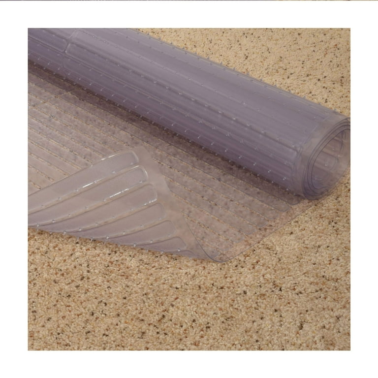 Resilia Heavy Duty 36 x25 Runner Carpet Protector Clear Vinyl Plastic Deep Pile Walmart