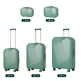 thumbnail image 5 of Jewel Avenue Five-Piece Set Hardside Luggage in Mint by ABQ, 5 of 6