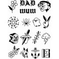 thumbnail image 3 of shiyou-Tattoo Tech, 2 Sheets Large Semi Permanent Tattoo, Adult Art Design Temporary Tattoos, Lasts 1-2 Weeks, Waterproof, Realistic Look, No Adhesive, No Reflection (Old School), 3 of 4