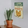 thumbnail image 7 of Chicken Decor Vintage Metal Signs Chicken Coop Signs, Chicken Coop Accessories for Farmhouse Outdoor Home Kitchen Gate Fence Yard Chicken Gifts, Chicken Signs Fresh Butt Nuggets - 8×12 inches, 7 of 7