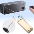 thumbnail image 2 of Retractable Clothesline Retractable Clothesline Indoors Laundry Line 13.8 Feets Clothes Line With Adjustable Stainless Steel Double Rope Wall Mounted Drying Rack Clothing Line, 2 of 3