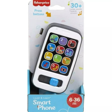 Fisher-Price Laugh & Learn Smart Phone Electronic Baby Learning Toy with Lights
