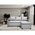 thumbnail image 2 of Sala Esquinera Modular El Bazar Store Vancouver Gris plata 175x130 cm Sofa Lado derecho ó izquierdo Económica, Tela Lino, 2 of 6