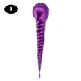 thumbnail image 1 of Sissi's Cheveux Synthétiques Cordon de Serrage Tresses Queues de Cheval Queue de Poisson Extension Violet Vert Postiche, 1 of 25