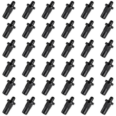 Uxcell 7.5mm Cabinet Door Repair Pins, Spring Loaded Pins Door Panel Connector, Black, 36 Pcs