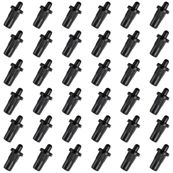 Uxcell 7.5mm Cabinet Door Repair Pins, Spring Loaded Pins Door Panel Connector, Black, 36 Pcs