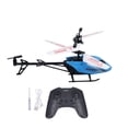 thumbnail image 2 of AVION RC, Juguete de Helicópero Resistente flexible A LOS Choques Juguete Liviano 2.5 Canal Con Luz para El Juego, 2 of 7