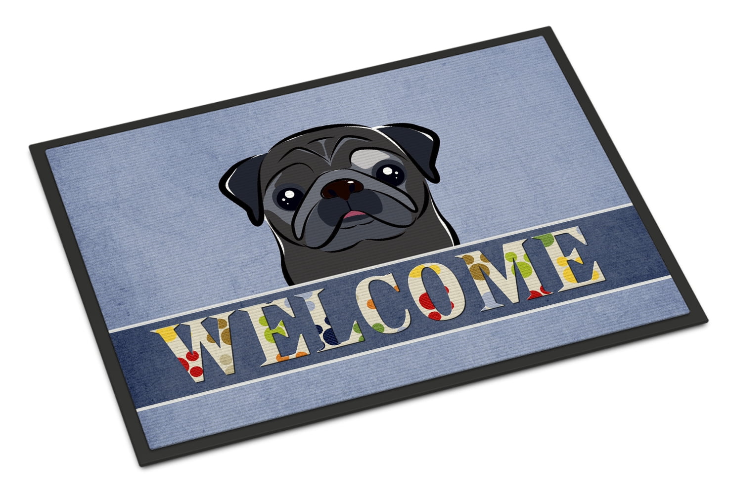 pug welcome mat
