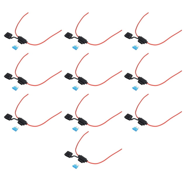 Kit de portafusibles en línea, juego de 10 portafusibles en línea Juego de portafusibles en línea Portafusibles en línea Tecnología innovadora