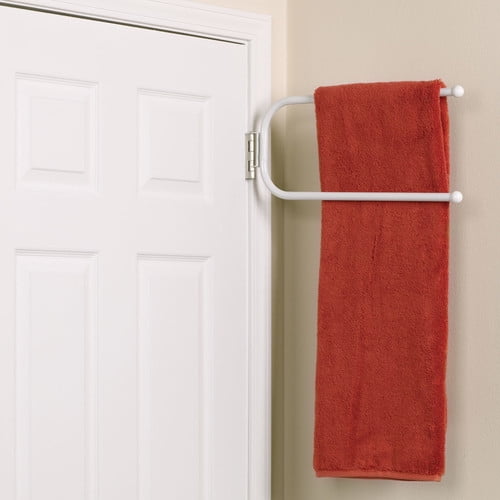 Household Essentials Hinge It Double Bar In White Walmart Com