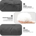thumbnail image 5 of Outdoor Swing Cushions,Waterproof Swing Cushions 3 Seater Replacement with Backrest,Outdoor Thickened Bench Cushion with Ties for Porch,Patio,Backyard,Garden and Lawn (Khaki 60 * 40 in), 5 of 10