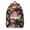 Floral and Bee D, variant on Adventure Travel Backpack for Women, Vintage Paris Holiday Trip School Bag, Girly Fashion Airplane Vacation Bookbag