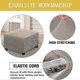 thumbnail image 3 of 2025 Latest Model Ottoman Cover, Jacquard Rectangle Stool Covers, Soft Elastic, 3 of 5