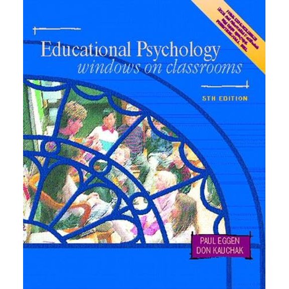 Pre-Owned Educational Psychology: Windows on Classrooms (5th Edition, Book & CD-ROM) (Paperback) 013017176X 9780130171764