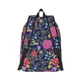 thumbnail image 3 of Balery Floral Vintage Canvas Backpack for Men and Women - Large Capacity, Durable Travel Laptop Bag for School, Work, Hiking, and Outdoor Activities, 3 of 7