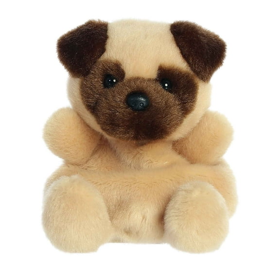 Aurora - Mini Brown Palm Pals - 4.5" Frankie Pug - Adorable Stuffed Animal