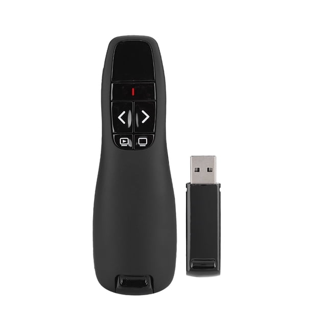 DEWIN Wireless Pointer - Presenter PPT Pen R400 Presenter Wireless Electronic Pointer Remote Control Computer Accessory(3.6V-4.2V) (R400)