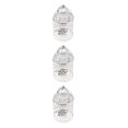 thumbnail image 1 of Guardoinrt Electroplated Metal Birdcage Shape Tea Light B- Candle Holder Silver Type B 3Set, 1 of 6