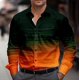 thumbnail image 1 of Camisa de hombre con solapa geométrica, camisa para exteriores, calle, manga larga, estampado de botones, ropa de diseñador de moda, casual, transpirable, 1 of 6