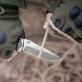 thumbnail image 3 of Dispatch 4.5” Folding Pocket Knife with Stainless Steel Handle and Clip, 3Cr Brushed Finish Blade, Silver, 3 of 7