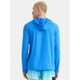 thumbnail image 3 of George Men's and Big Men's Hooded Sun Shirt with Long Sleeves, UPF 50+, Sizes S-3XL, 3 of 5